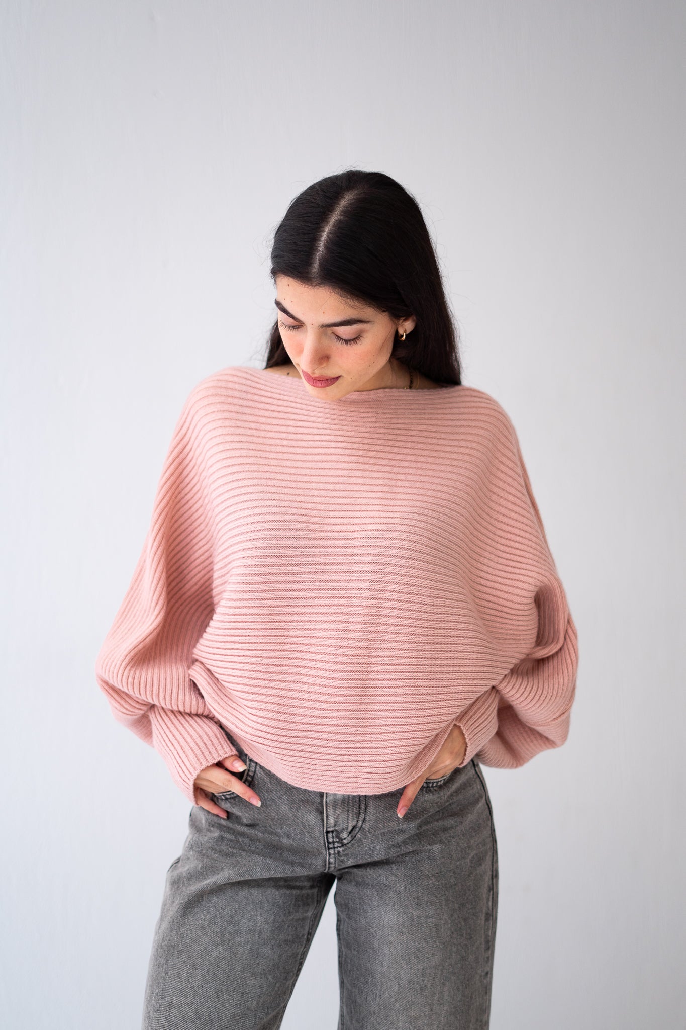 Ash pink Flutterfly pullover