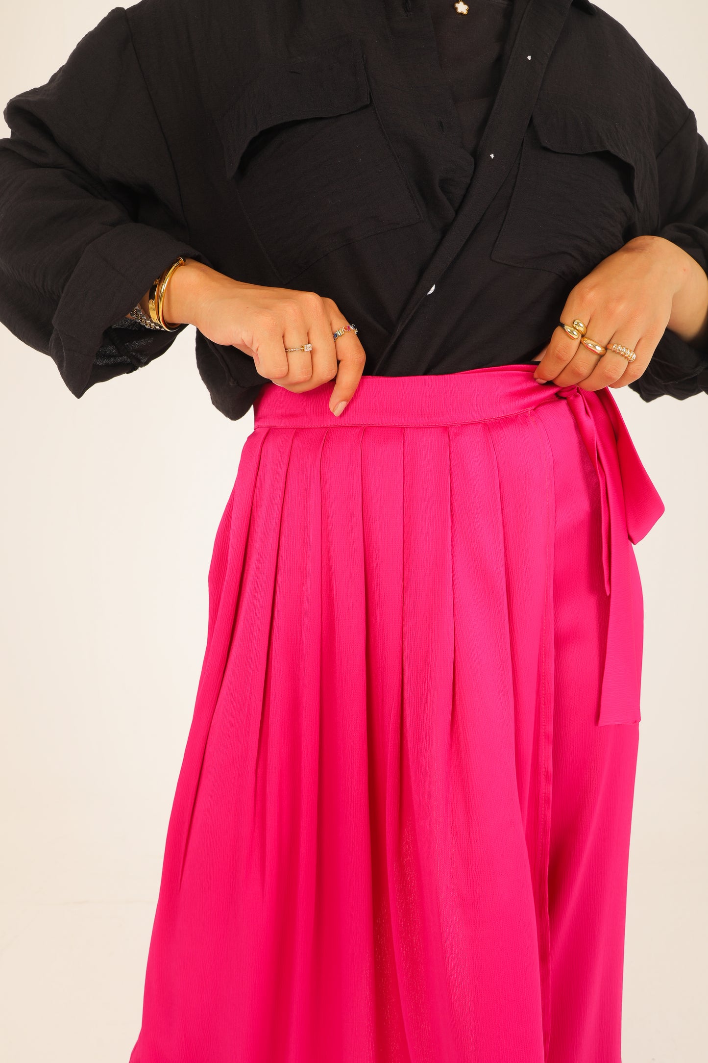 Fuchsia Wrap Pants