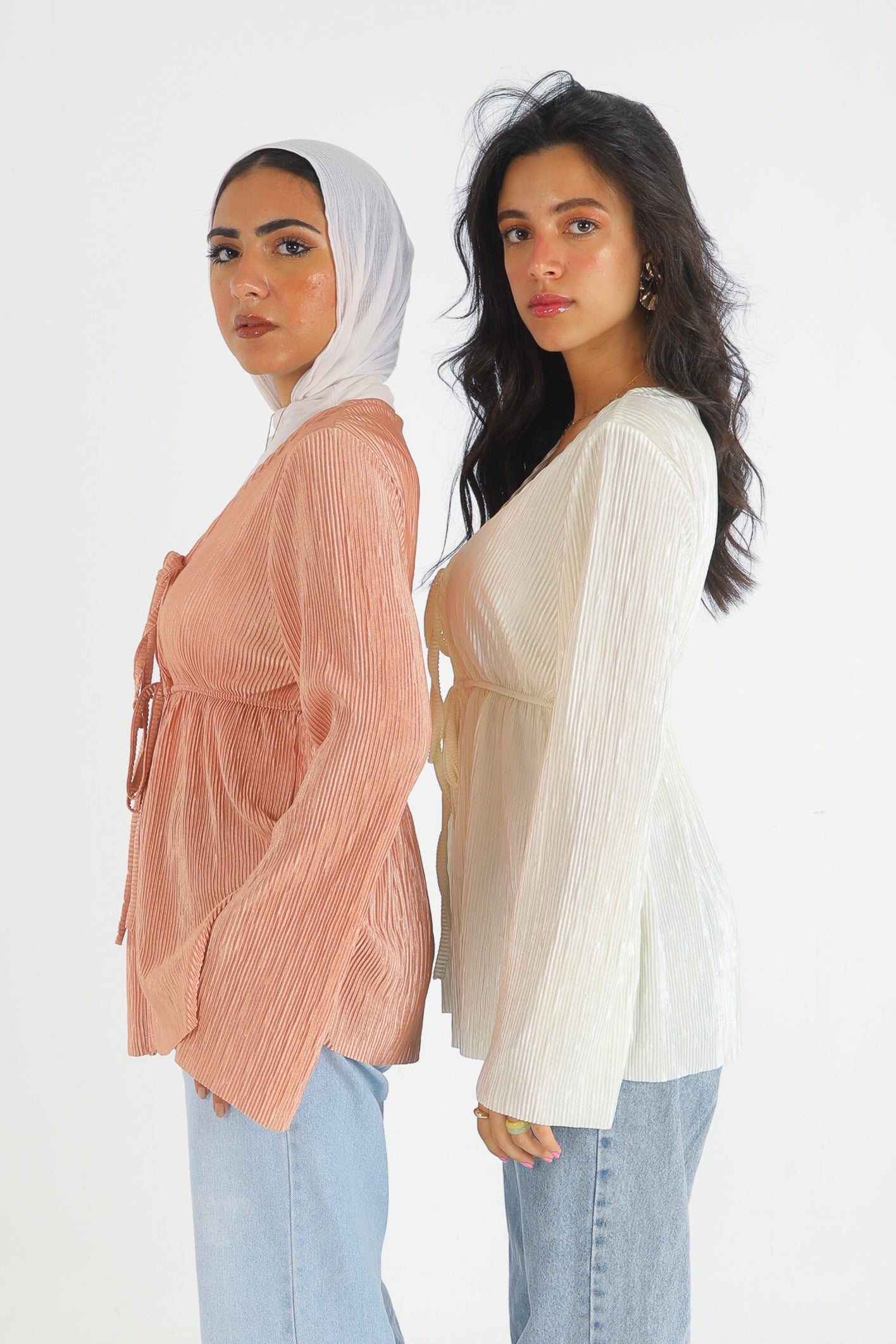 Plissé knot Simon top