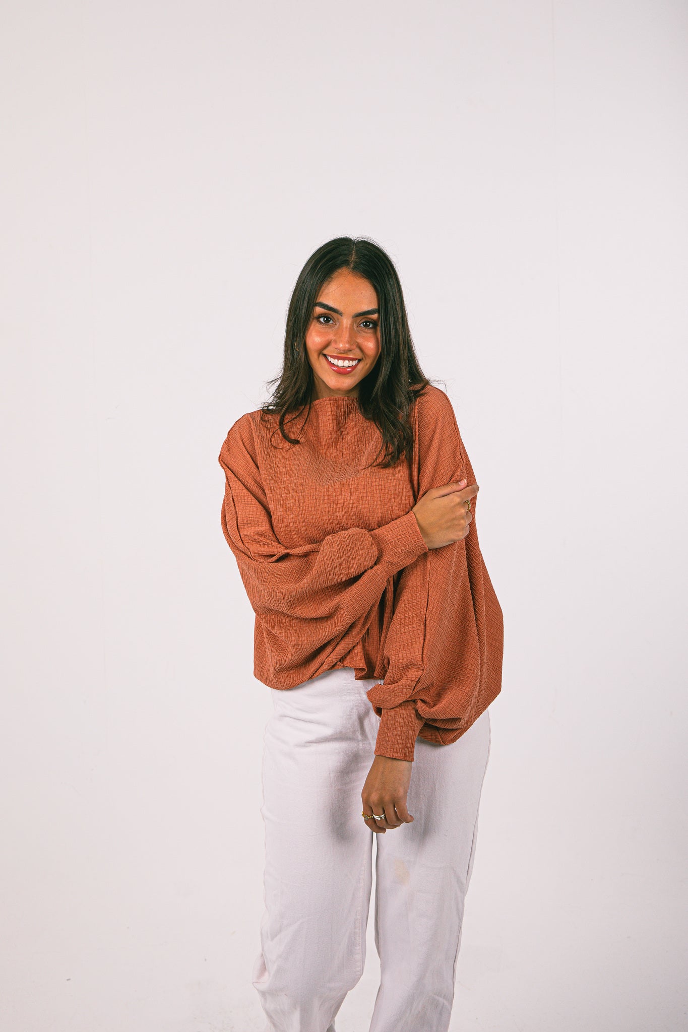 Brick Red Breeze Top