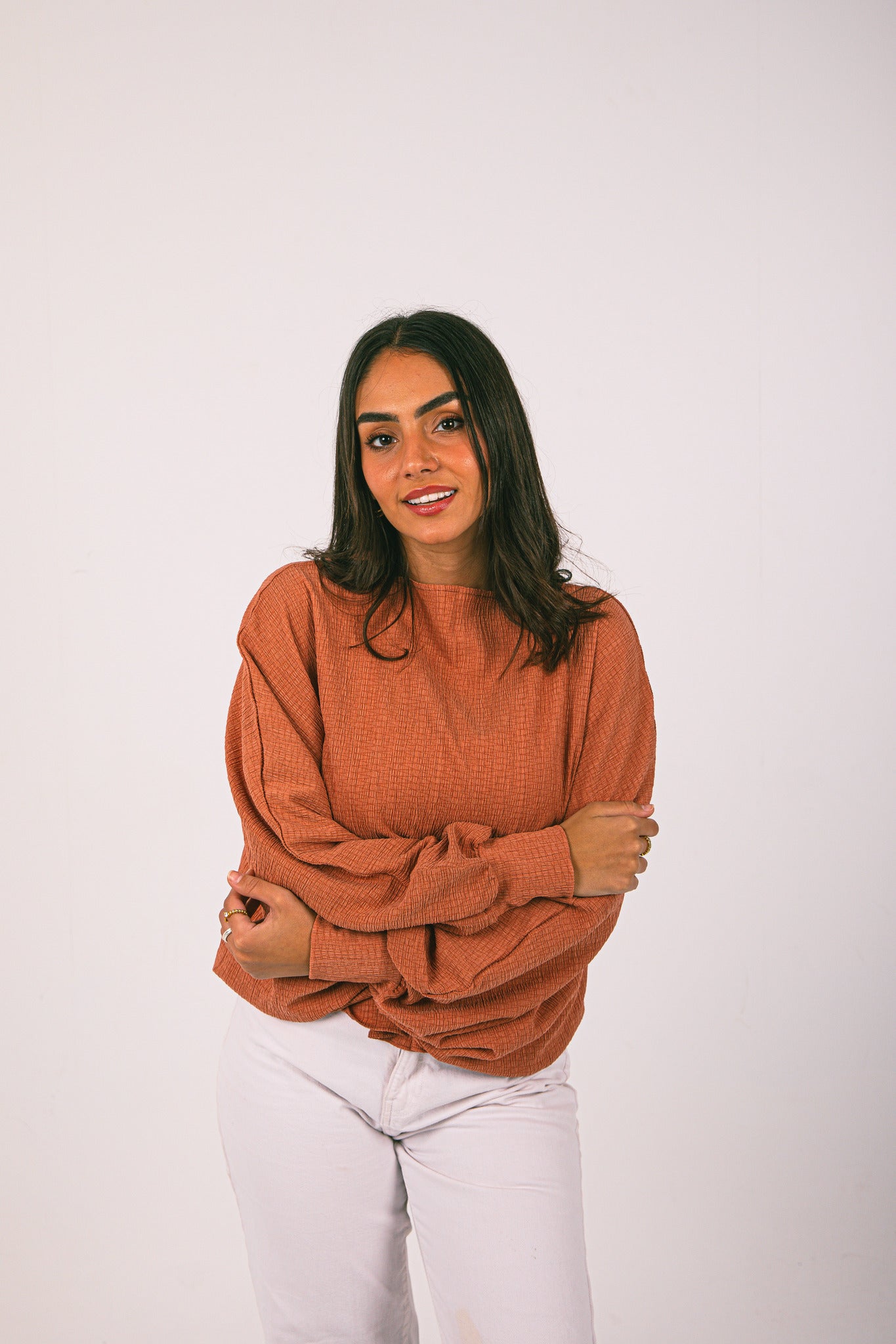 Brick Red Breeze Top