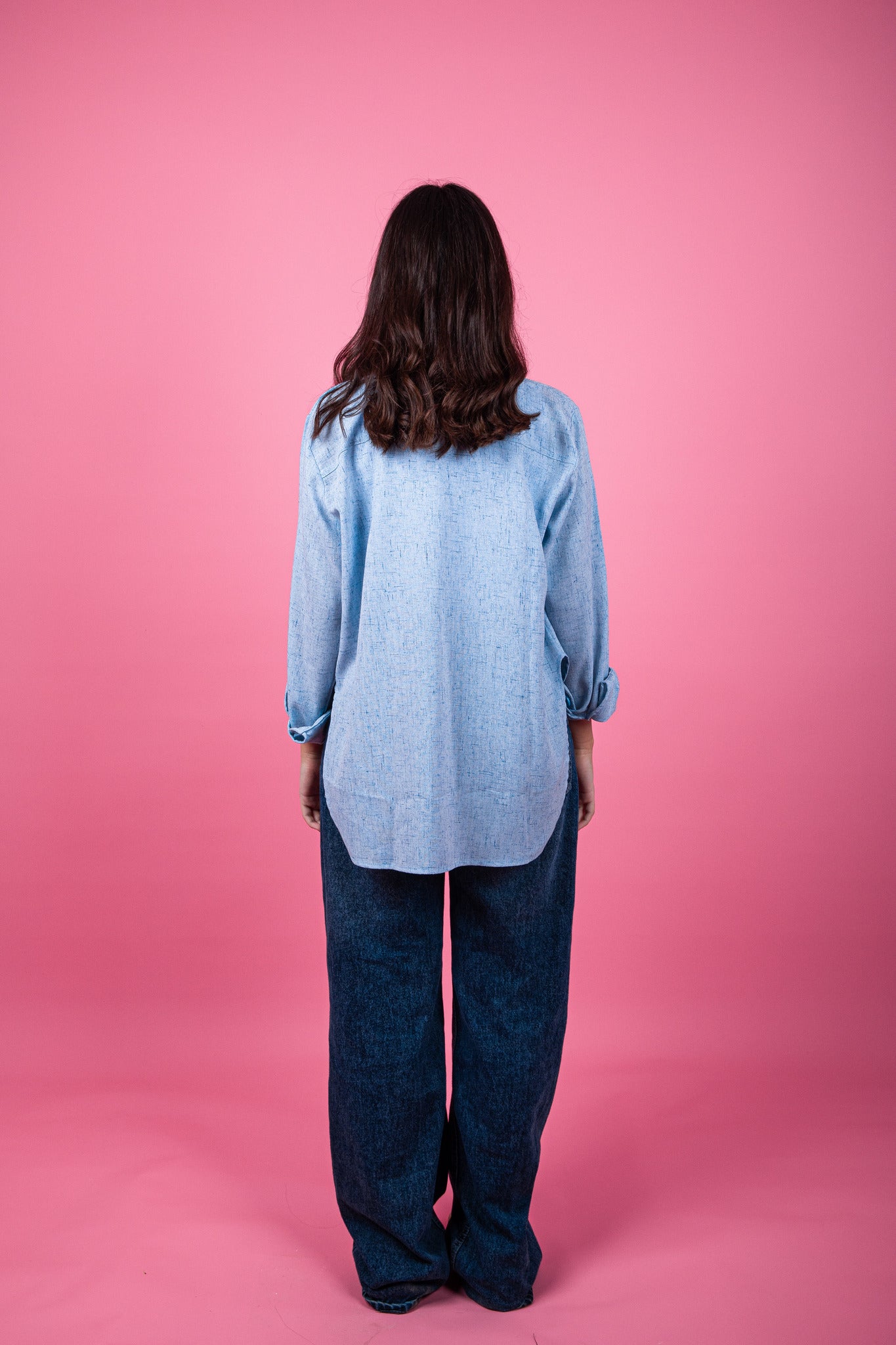 Blue Linen Shirt