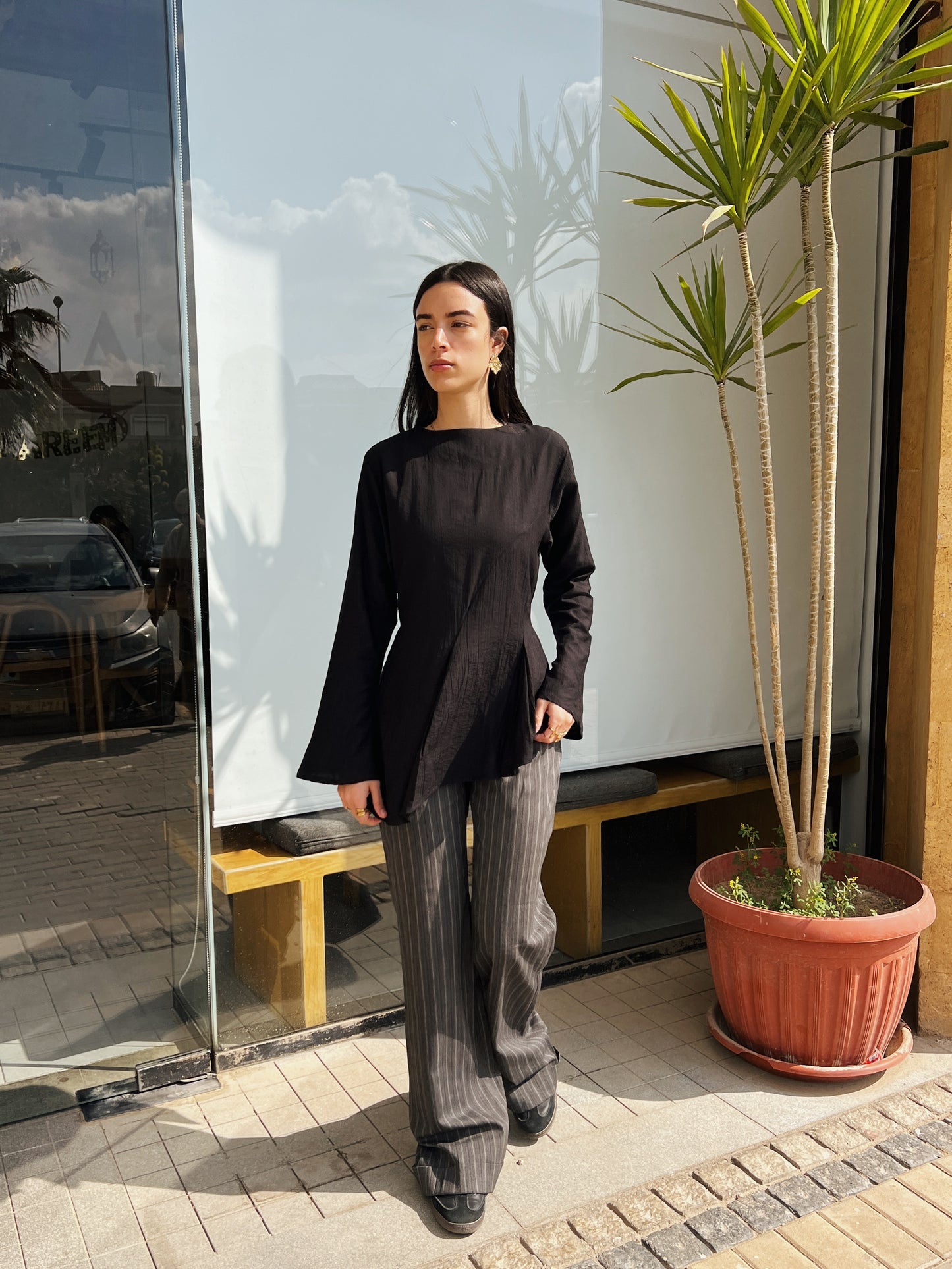 Black Blossom New Edition Blouse