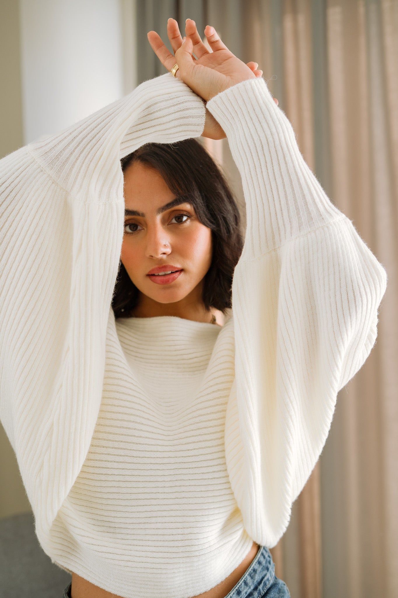 Off white Flutterfly pullover