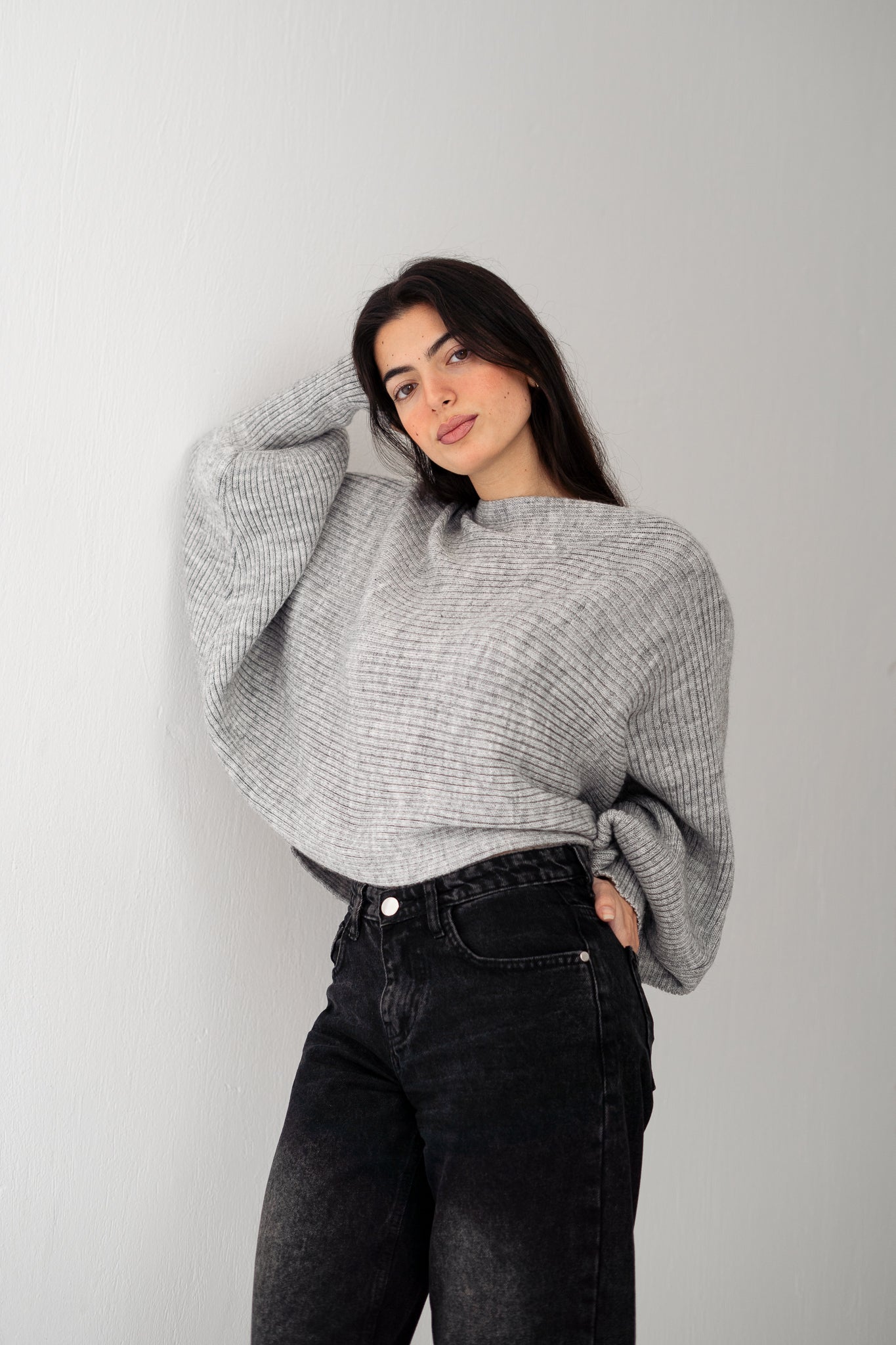 Grey Flutterfly pullover