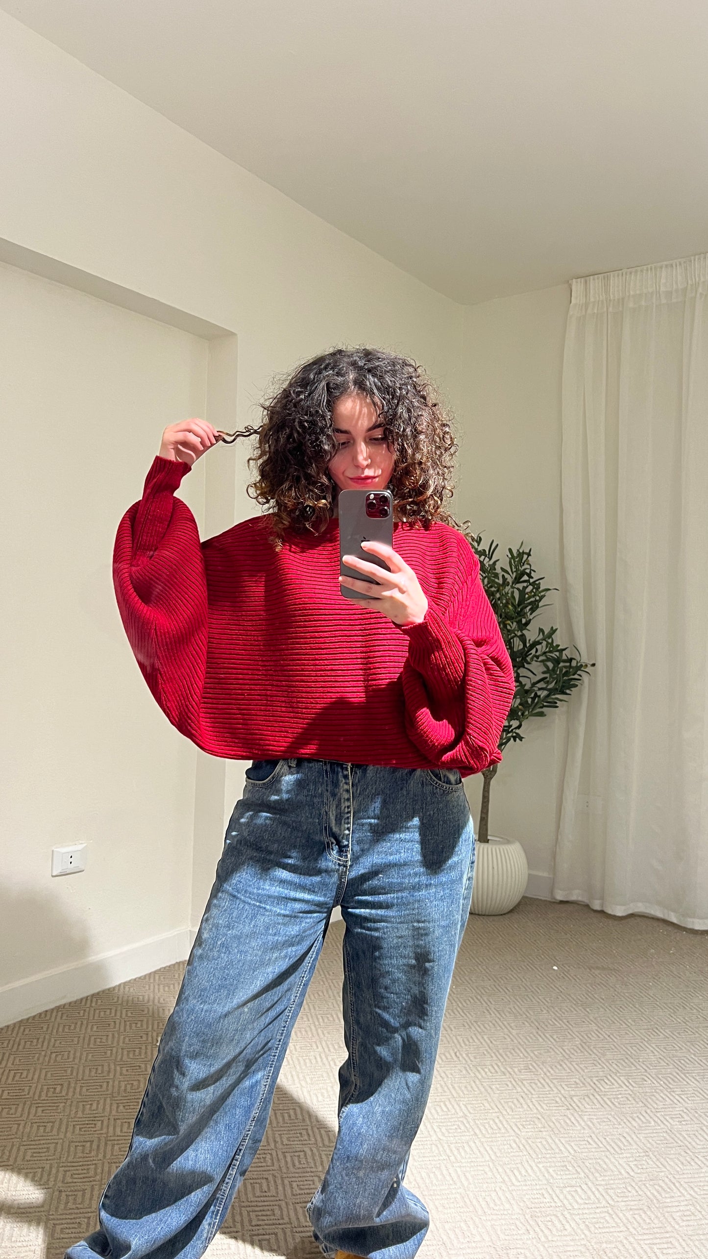 Red Flutterfly pullover
