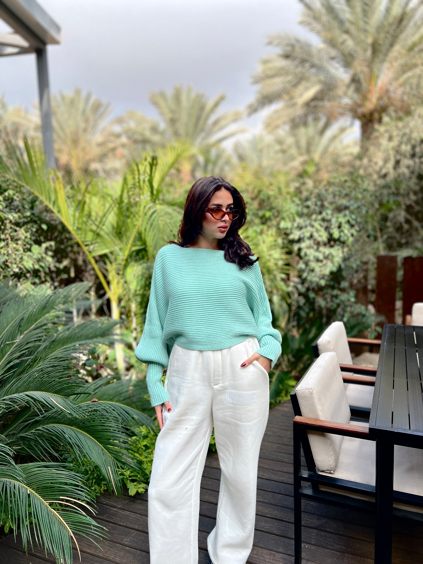 Mint Flutterfly pullover