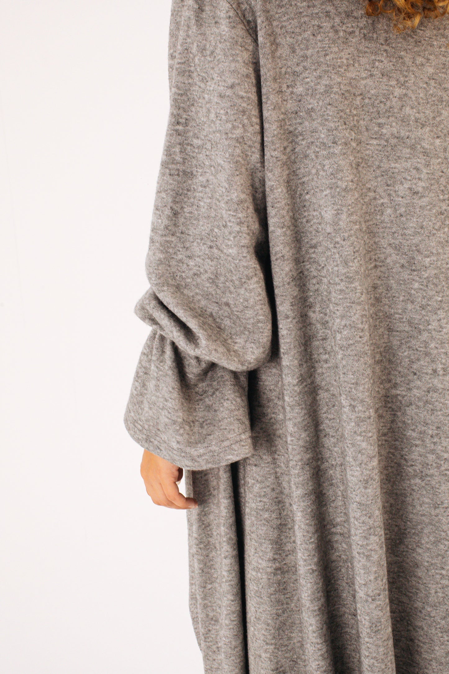Flowy Gray Coat Cardigan
