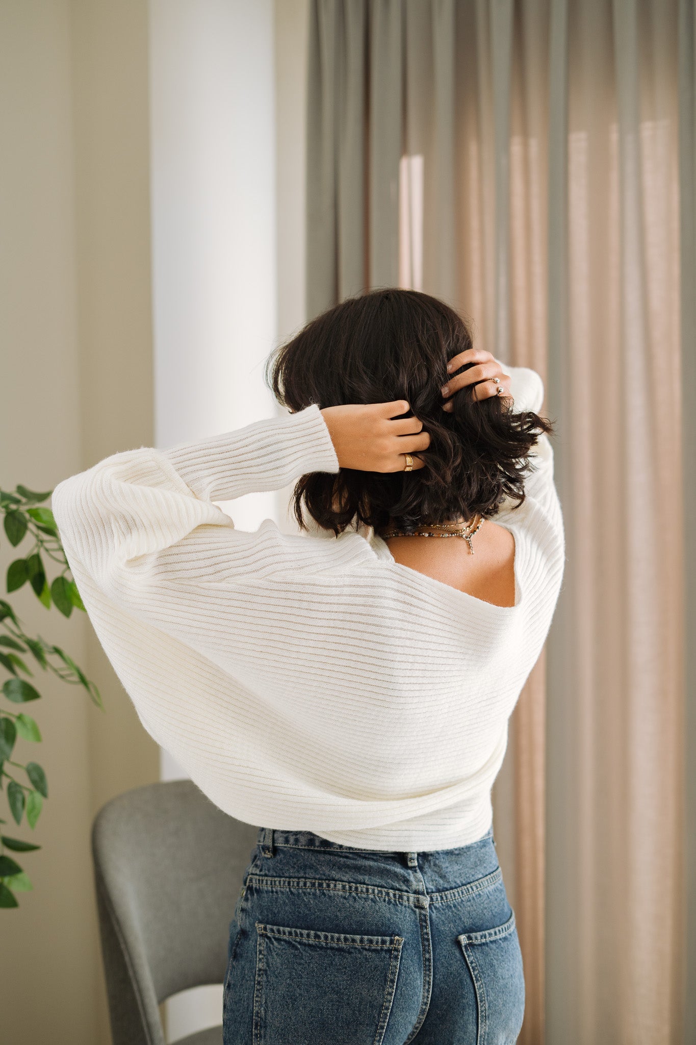 Off white Flutterfly pullover