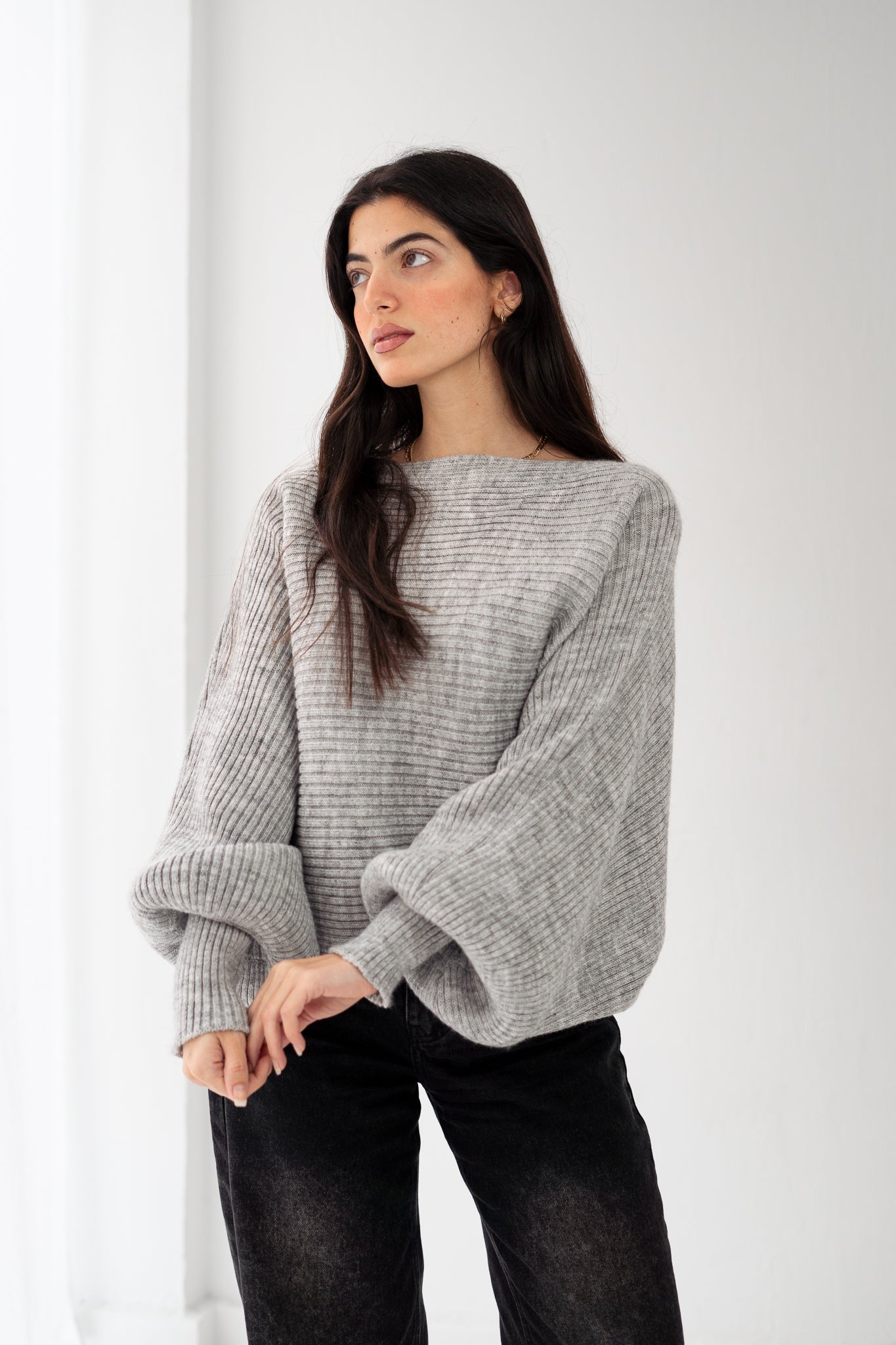 Grey Flutterfly pullover