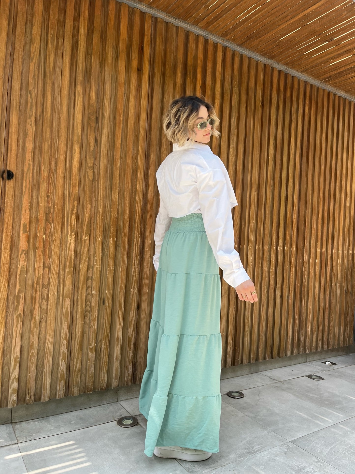 Ruffle Pants - Mint