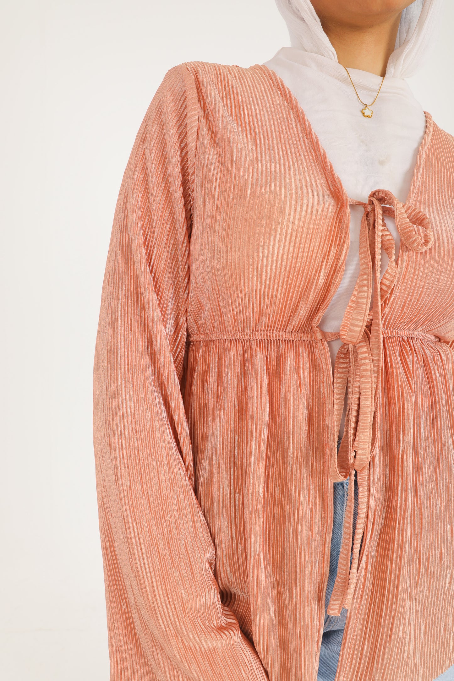 Plissé knot Simon top