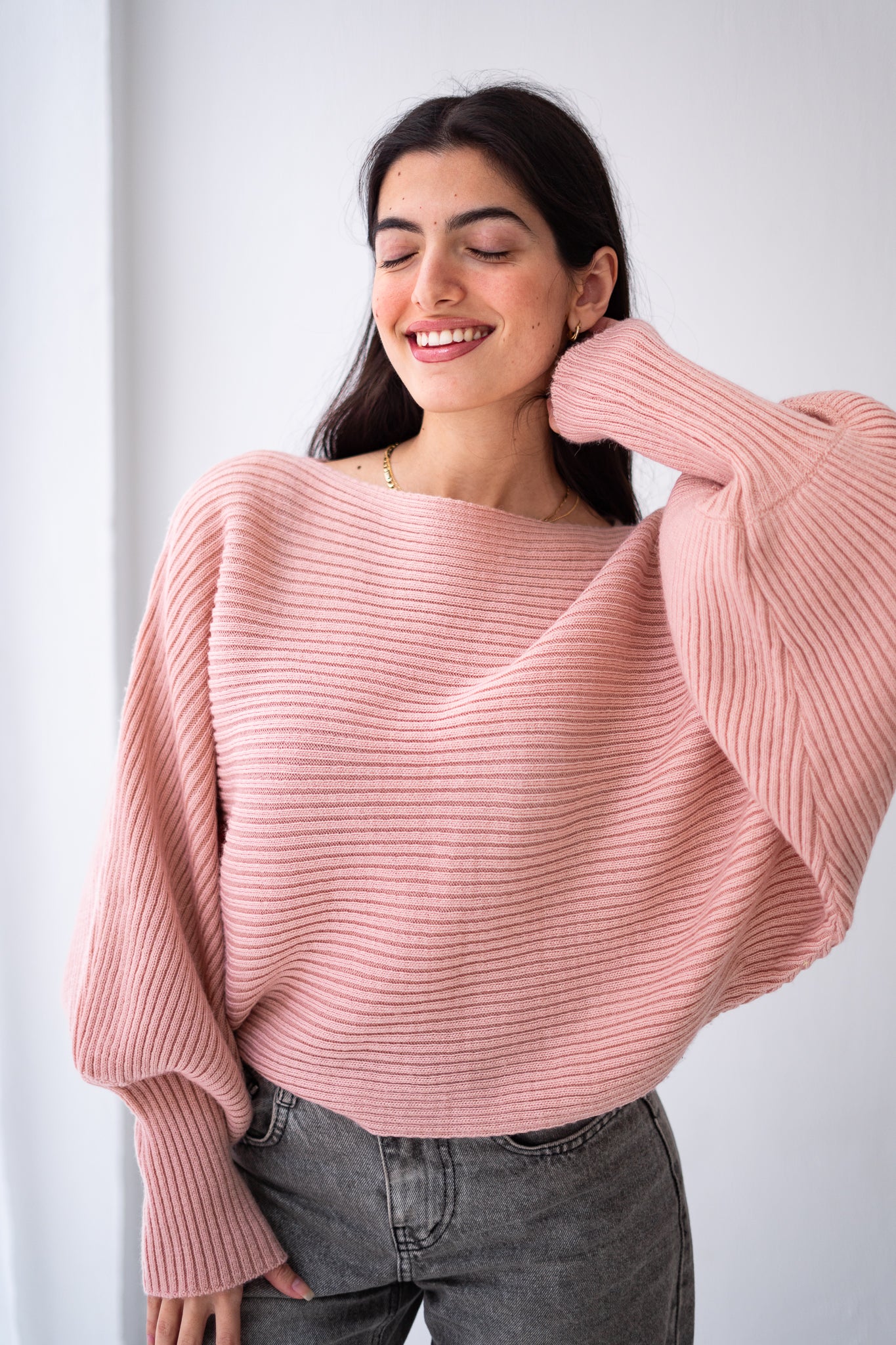 Ash pink Flutterfly pullover