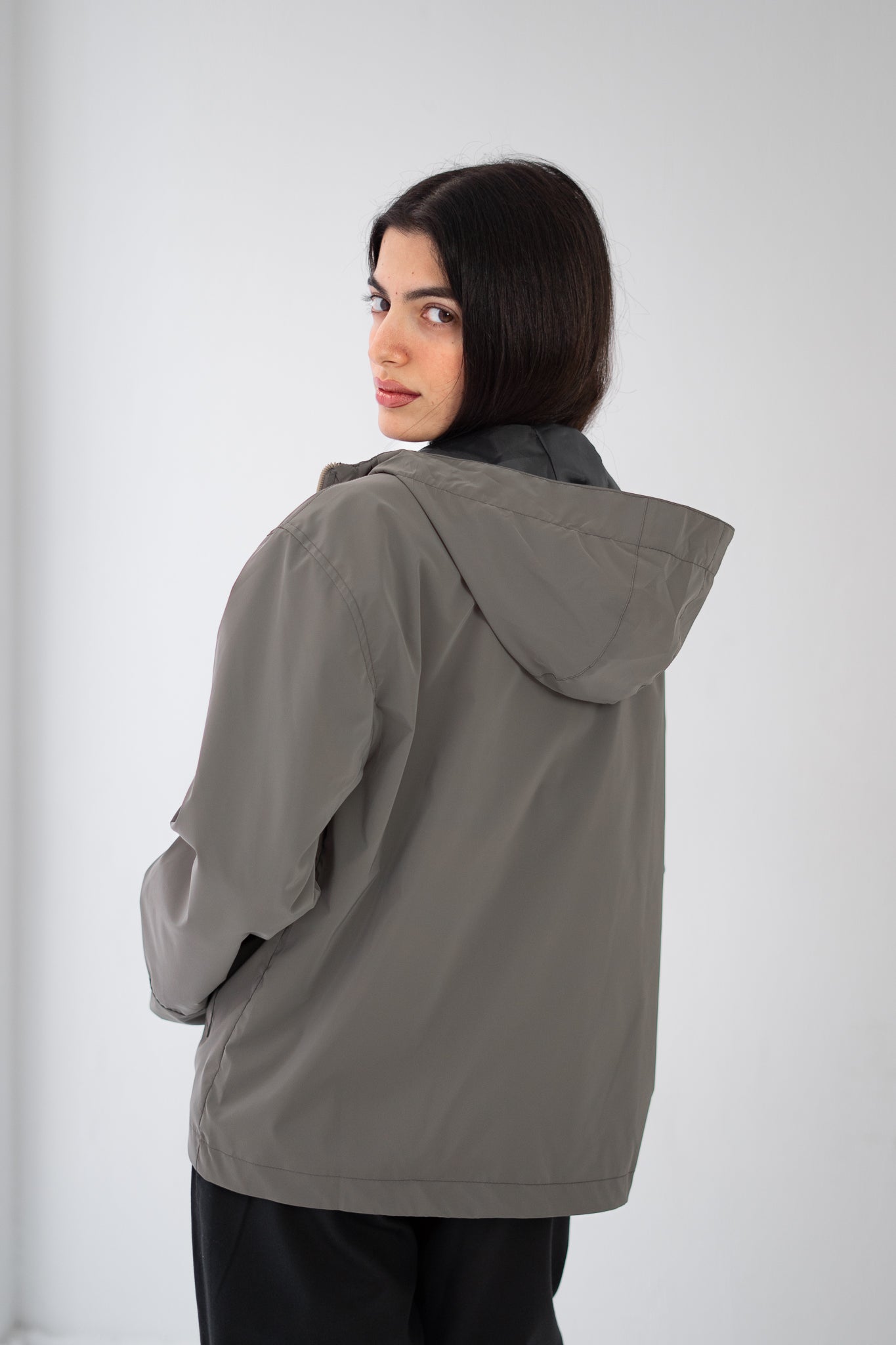 Olive Waterproof leather Jacket