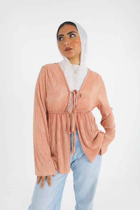 Plissé knot Simon top