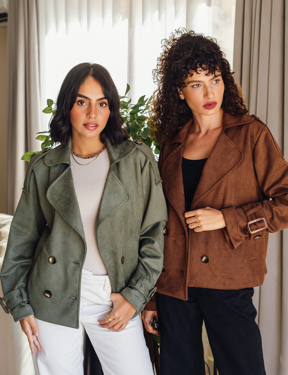 Brown Aurora Suede Jacket