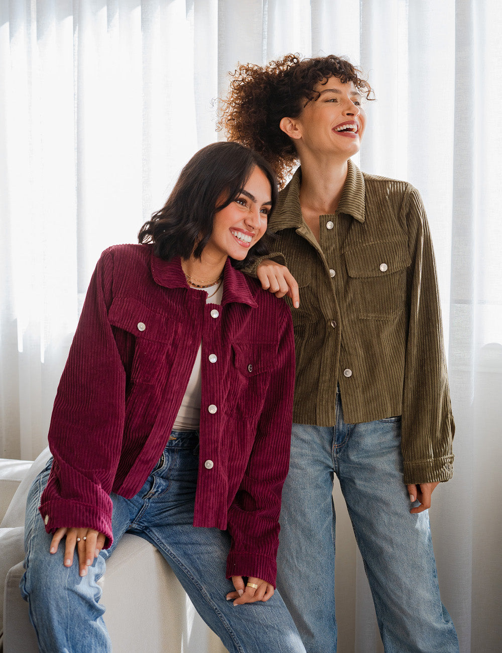 Olive City Girl Corduroy Jacket