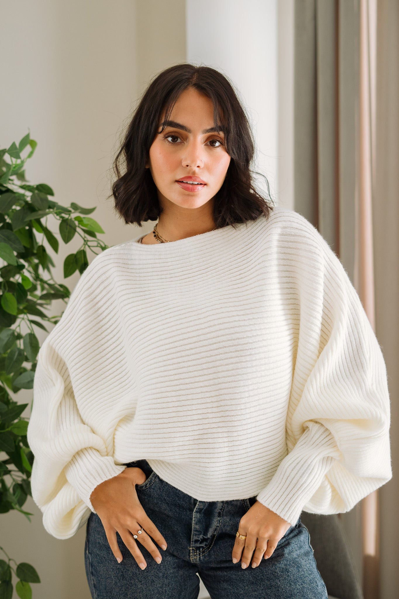 Off white Flutterfly pullover