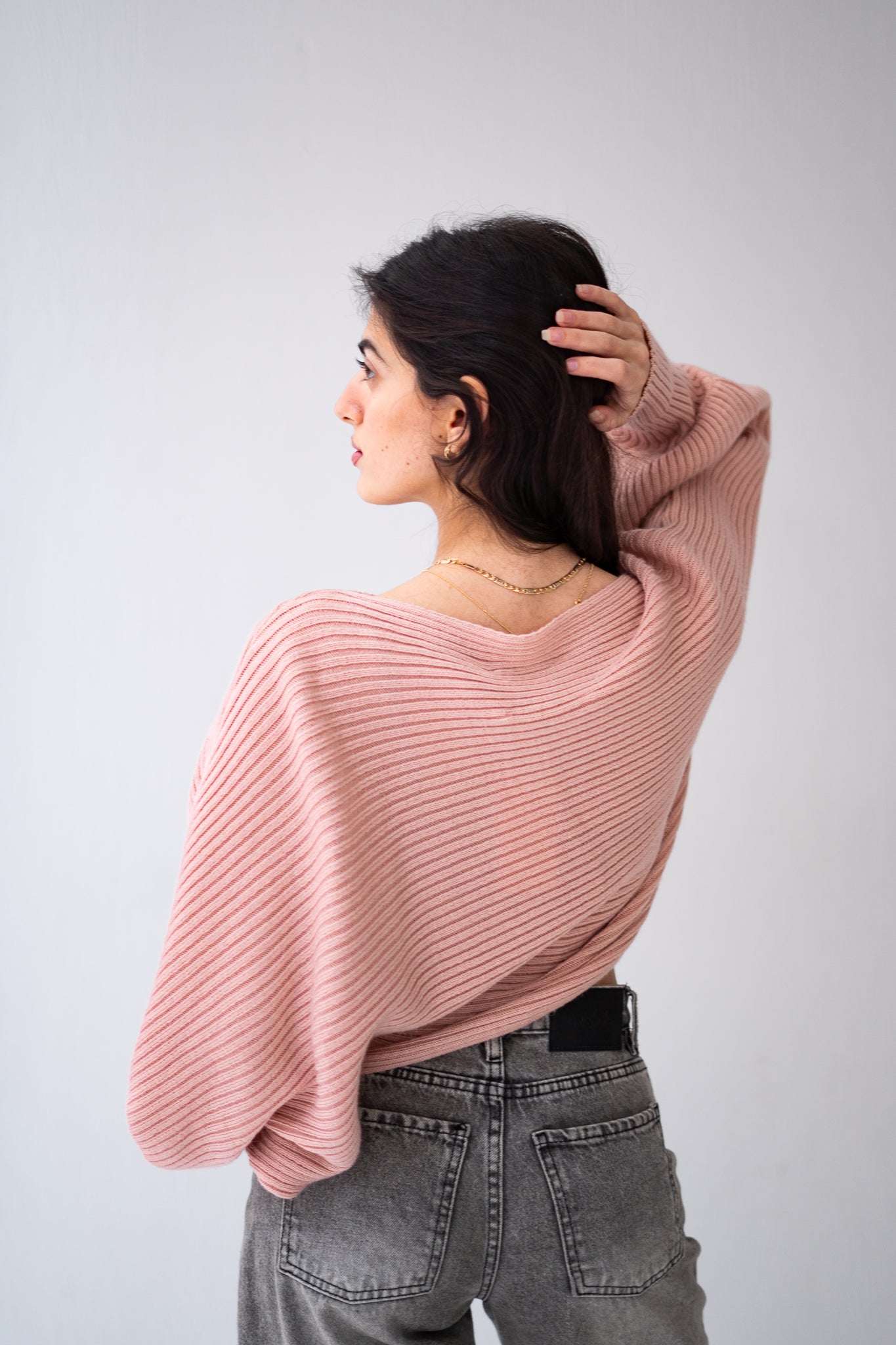 Ash pink Flutterfly pullover