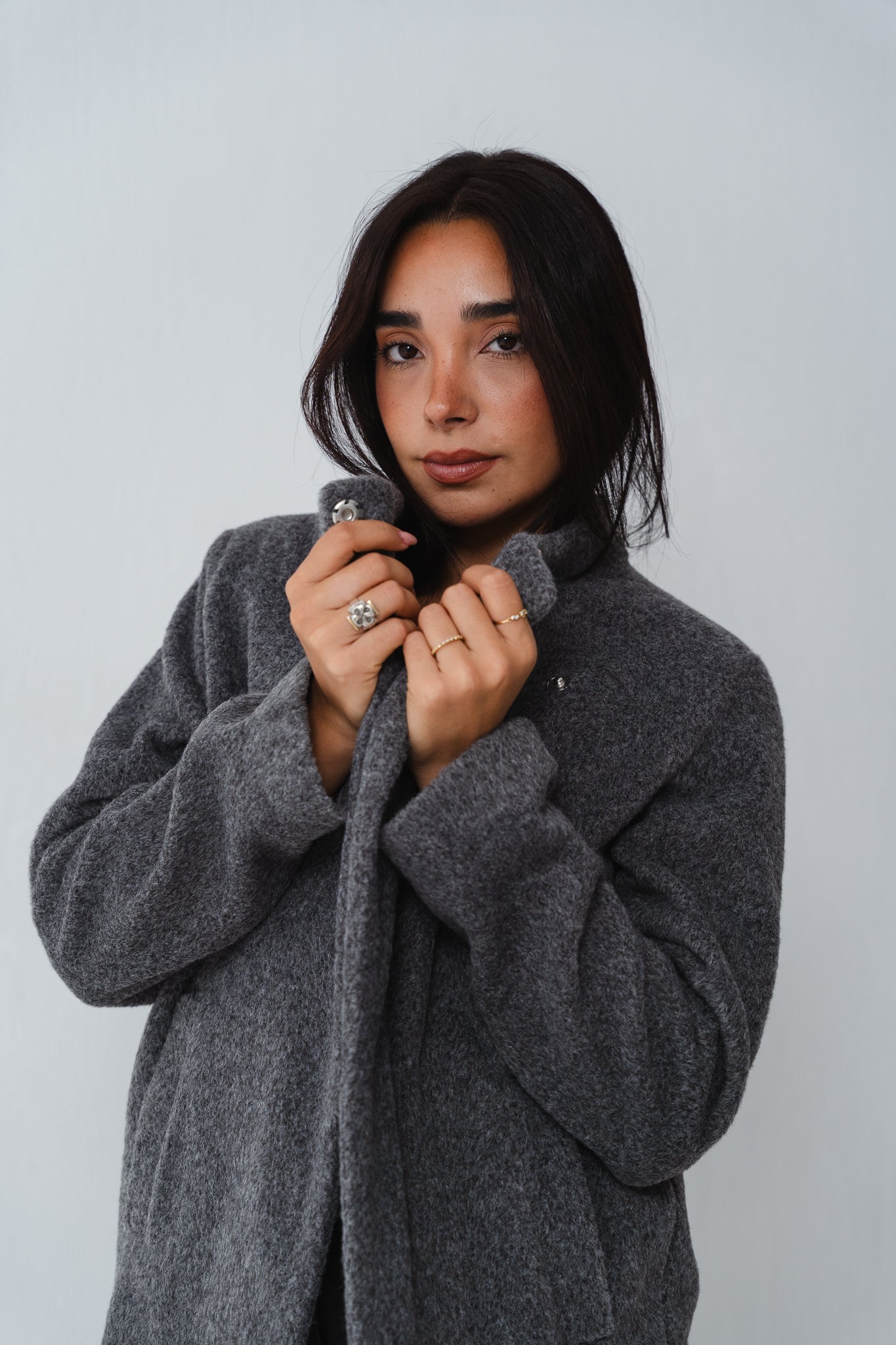 Overlap Aura Grey Jacket