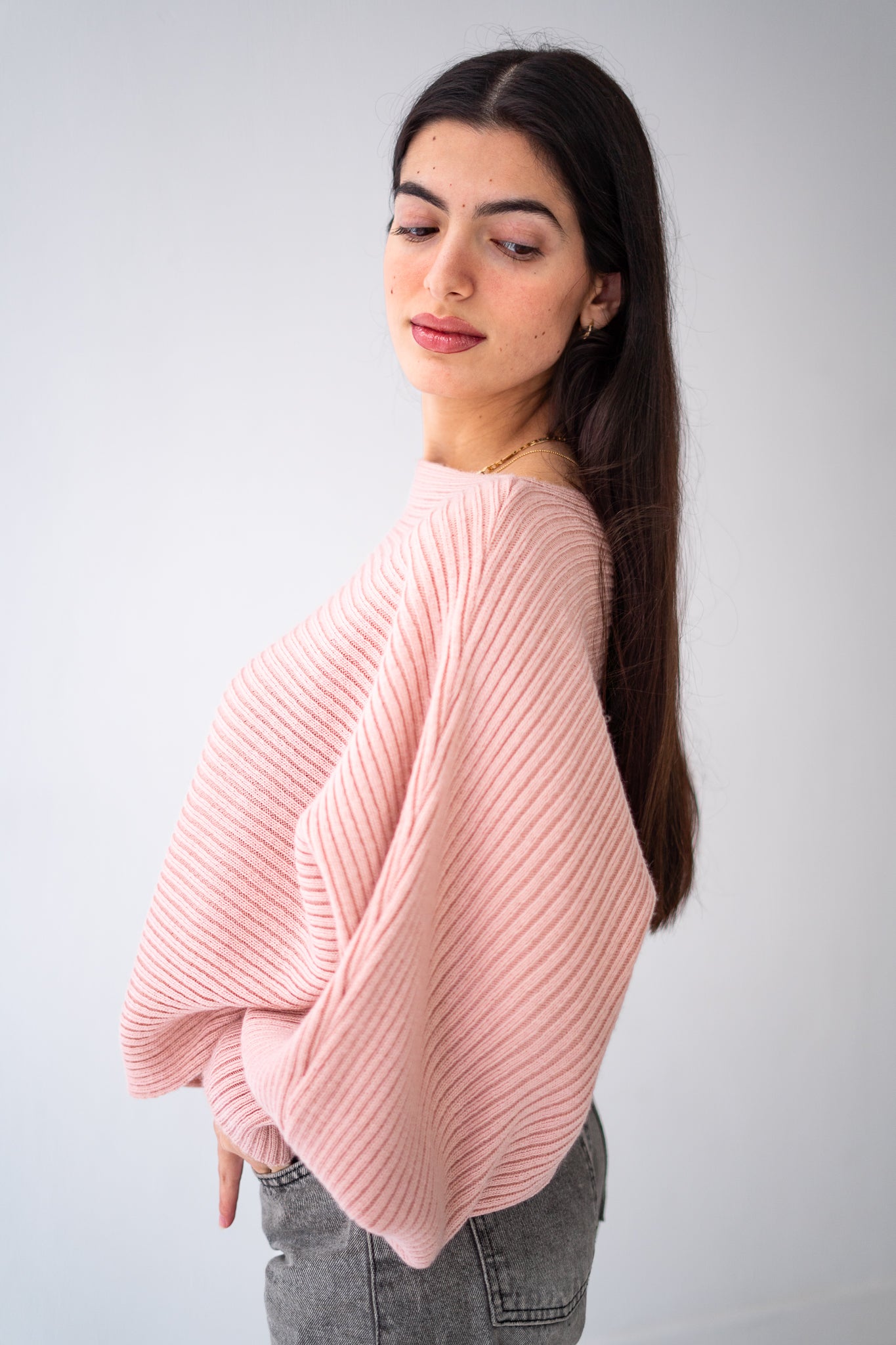 Ash pink Flutterfly pullover