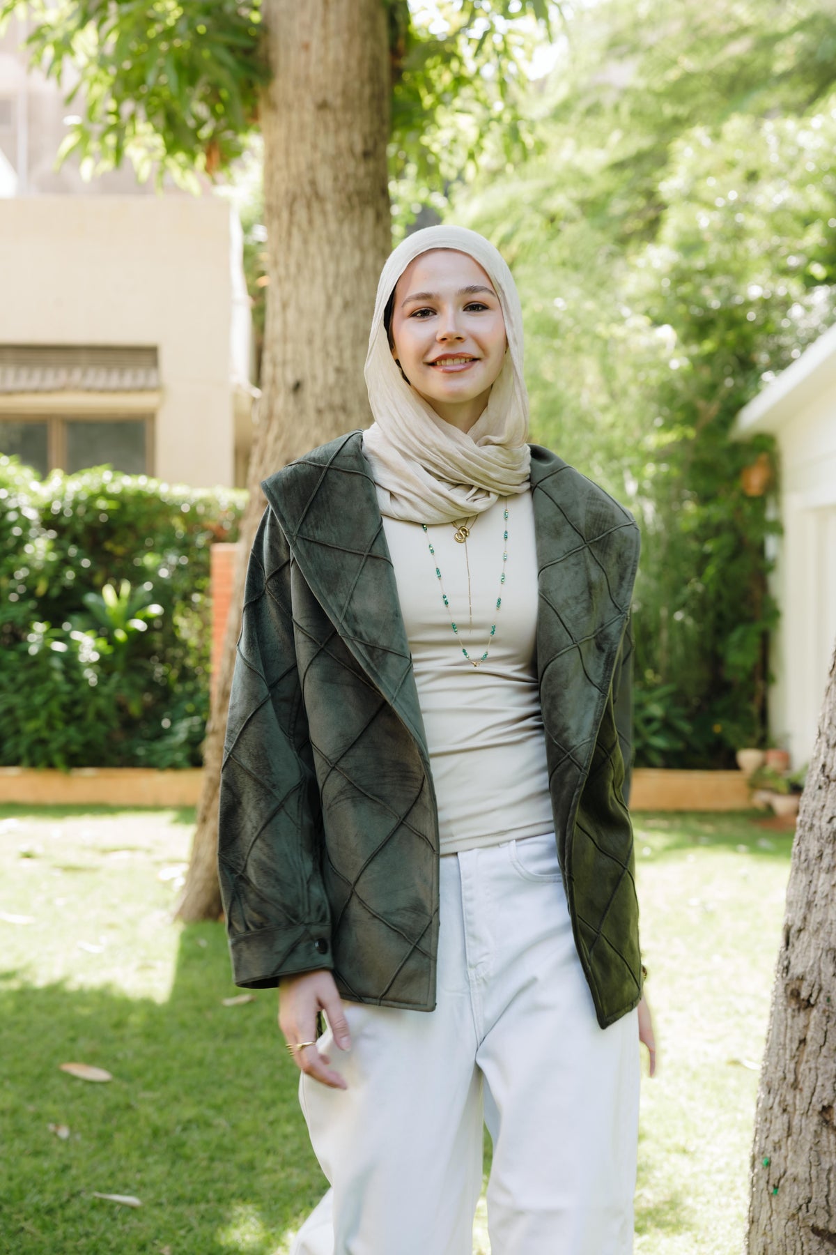 Harper Wrap Olive Jacket