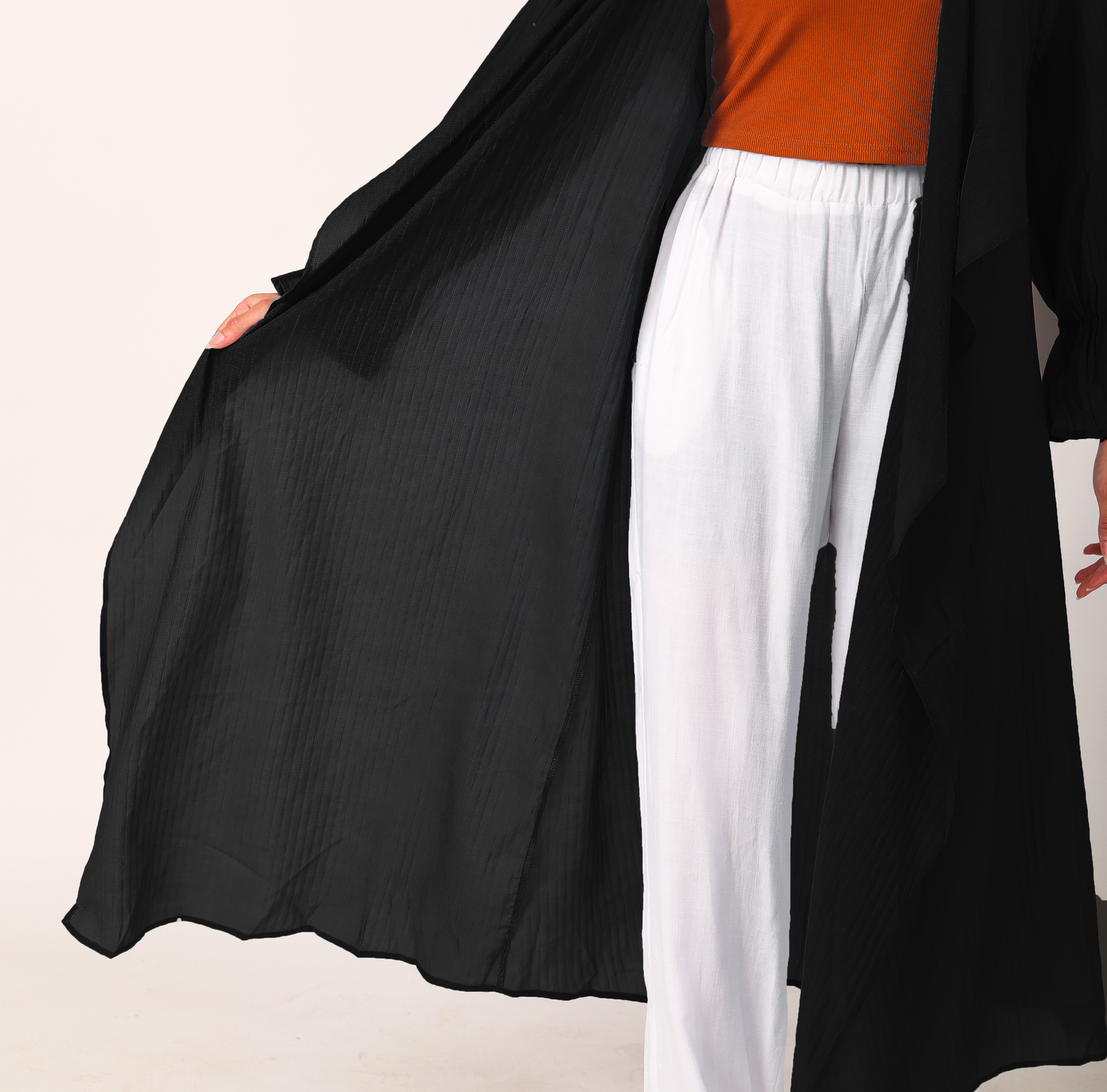 Flowy black Cardigan