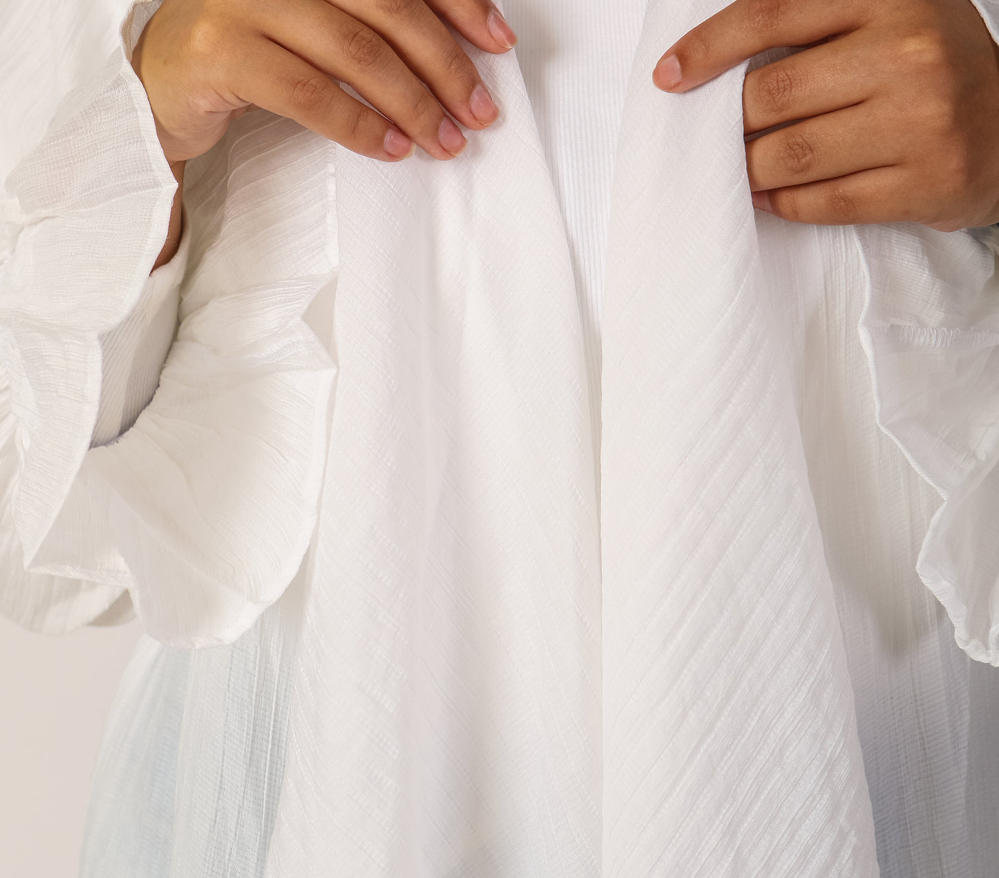Flowy White Cardigan