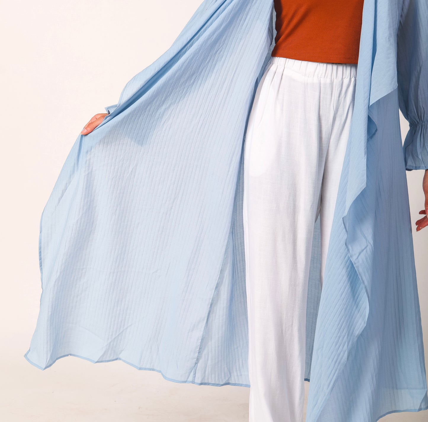 Flowy Baby Blue Cardigan