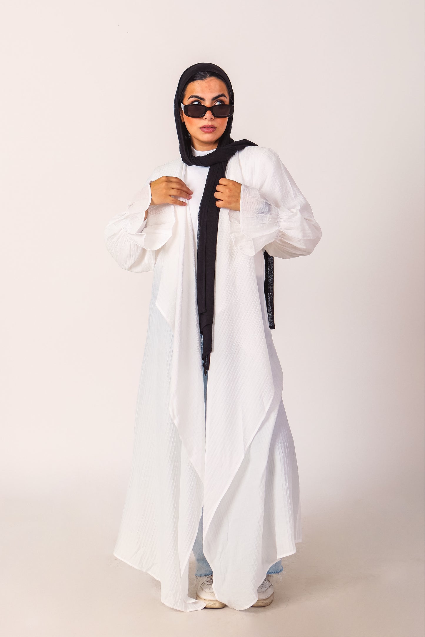 Flowy White Cardigan