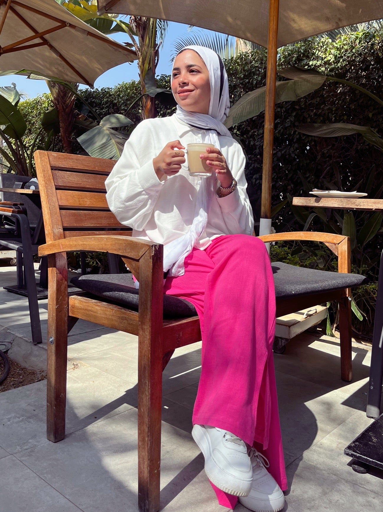 Hot Pink Linen Pants