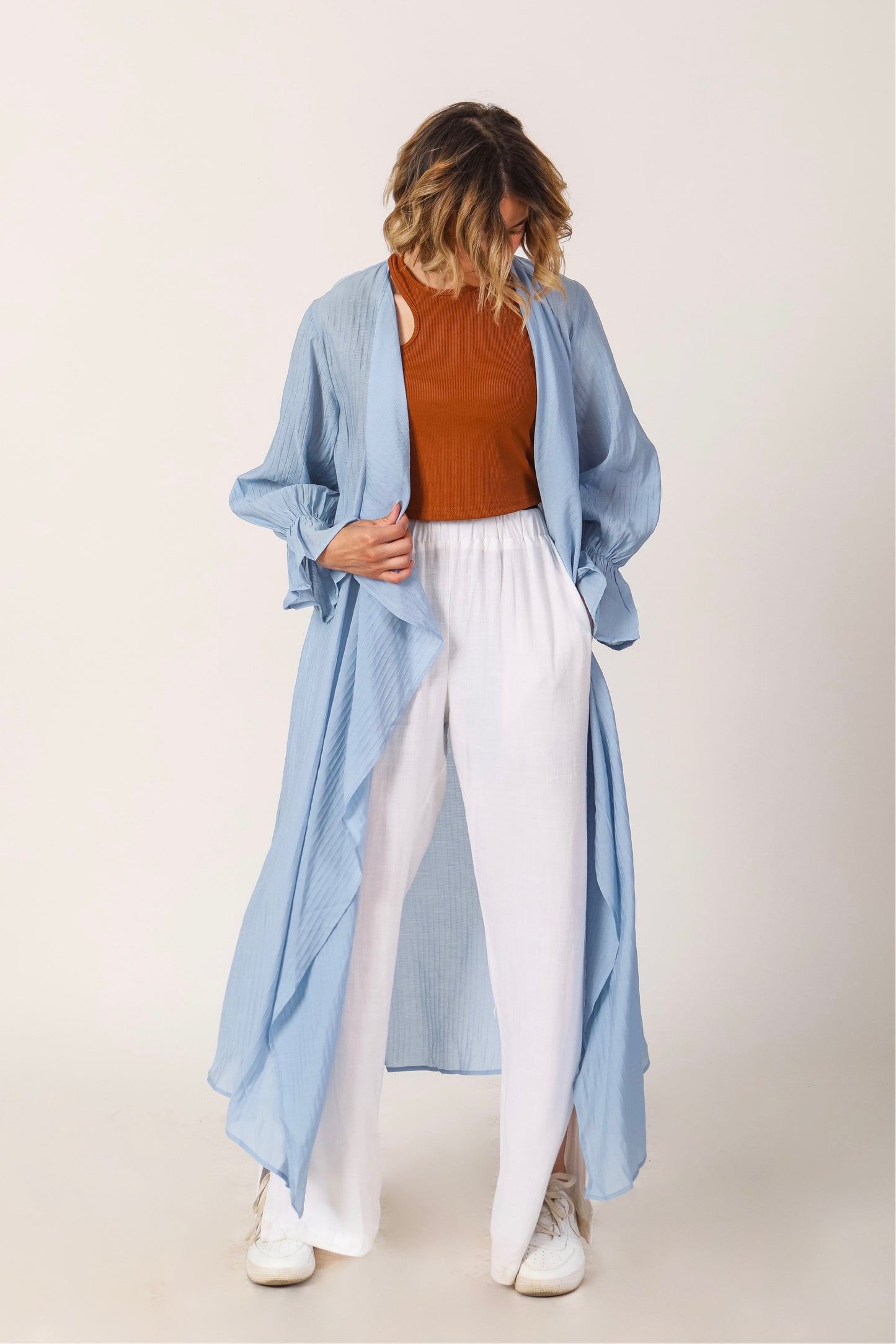 Flowy Baby Blue Cardigan