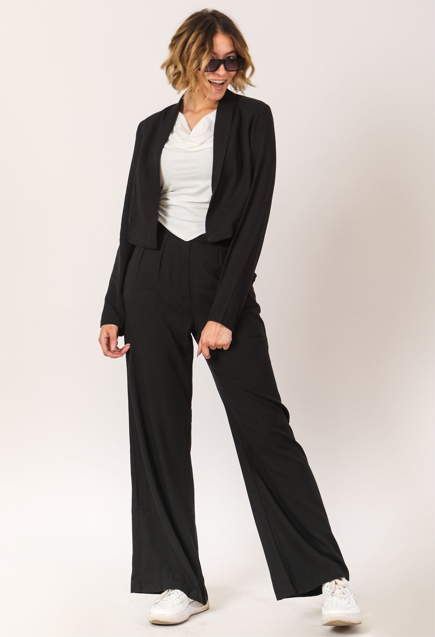Black Linen Suit