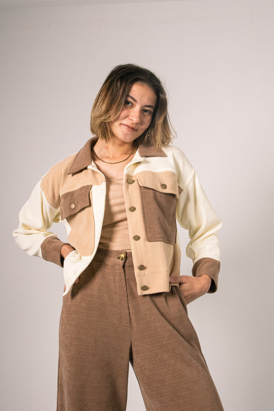 Coconut Corduroy Jacket