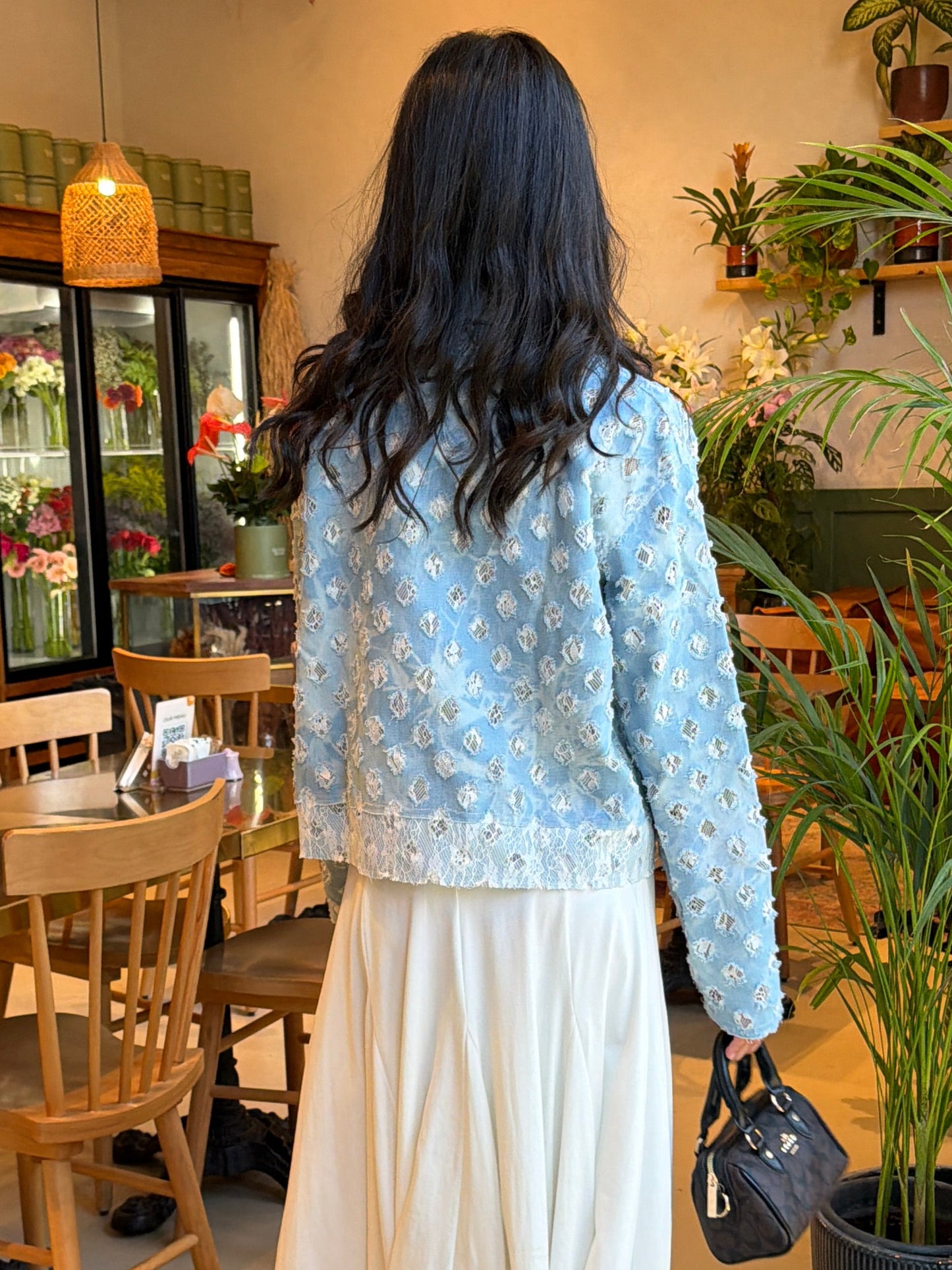 Lace double face Jacket