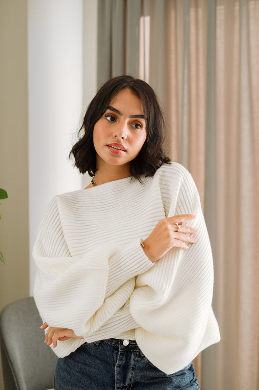 Off white Flutterfly pullover