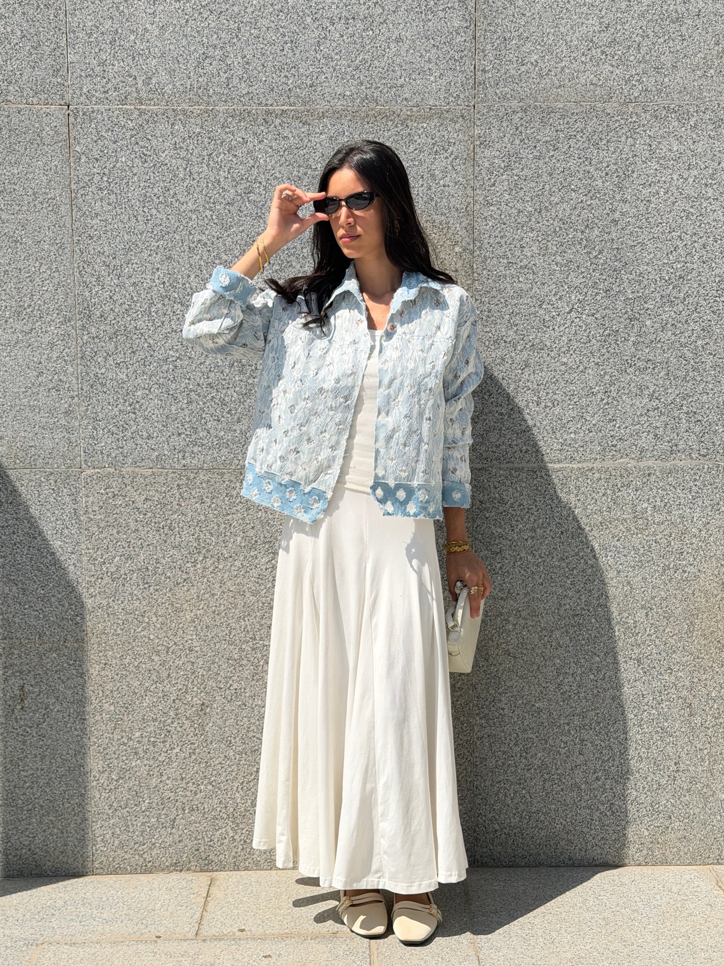 Lace double face Jacket