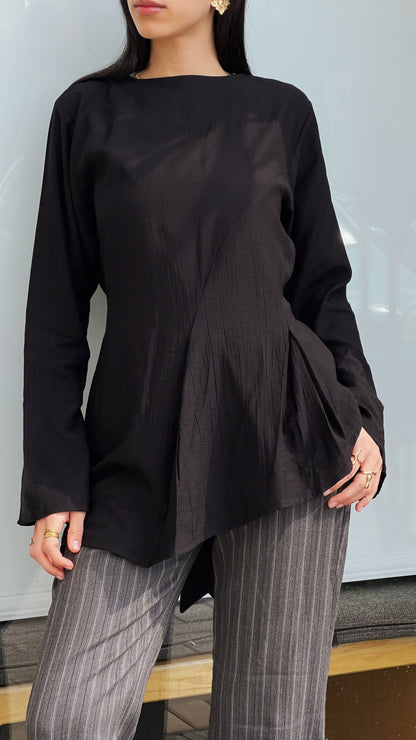 Black Blossom New Edition Blouse