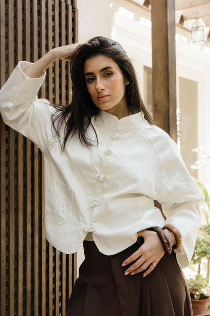Japanese White Denim Jacket