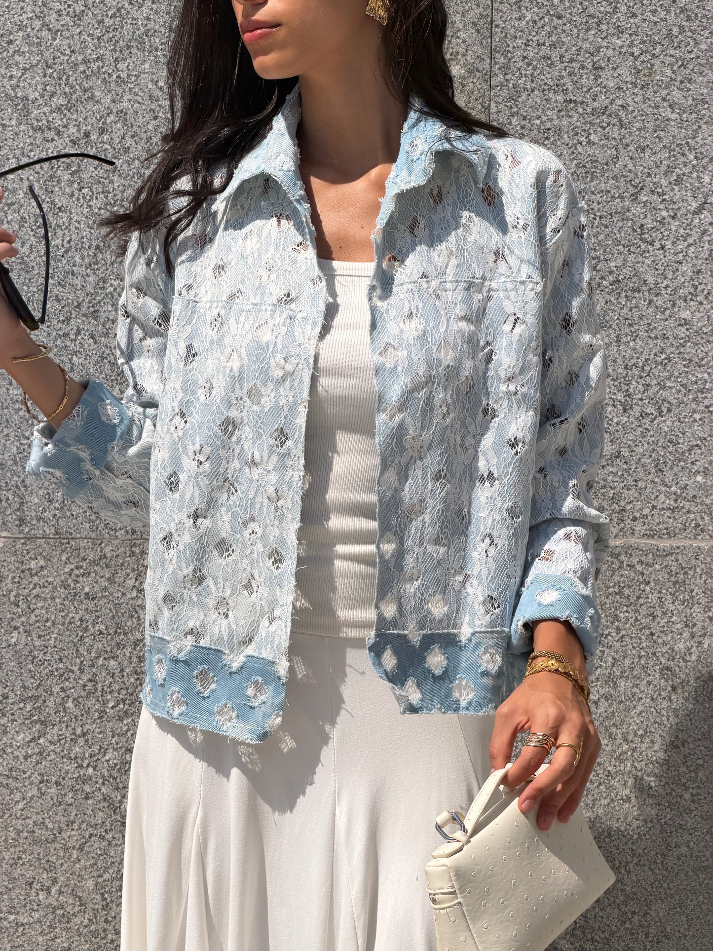 Lace double face Jacket