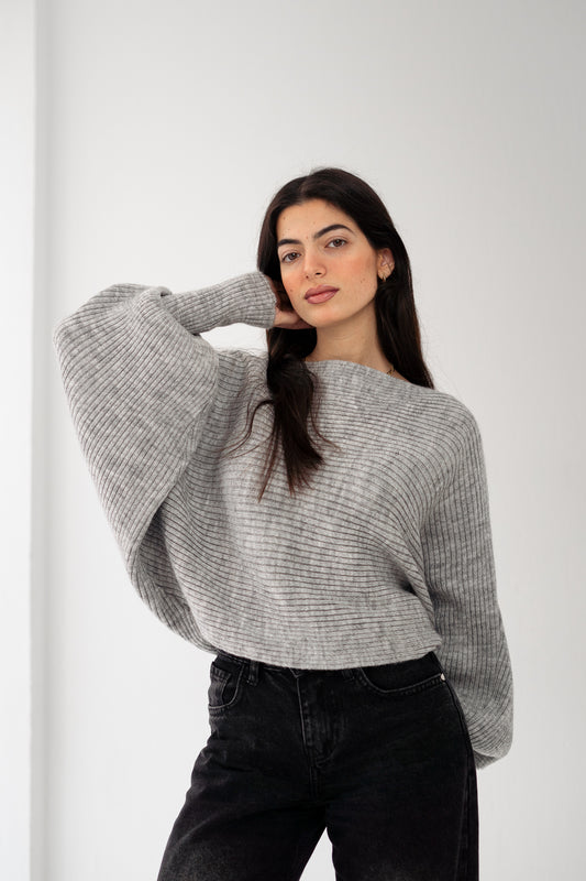 Grey Flutterfly pullover