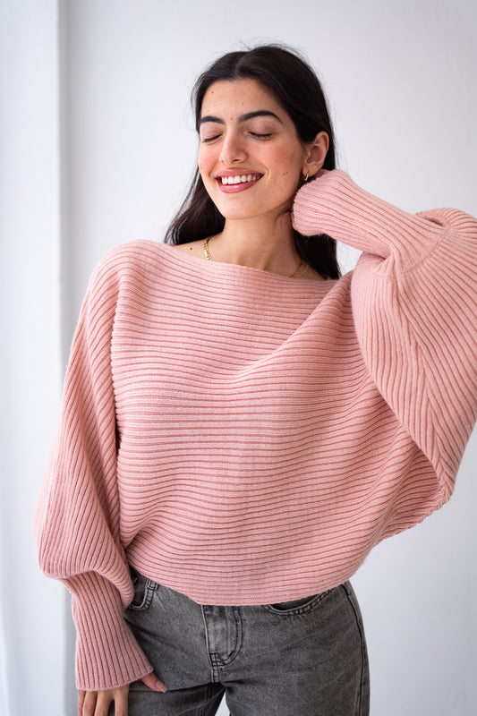 Ash pink Flutterfly pullover