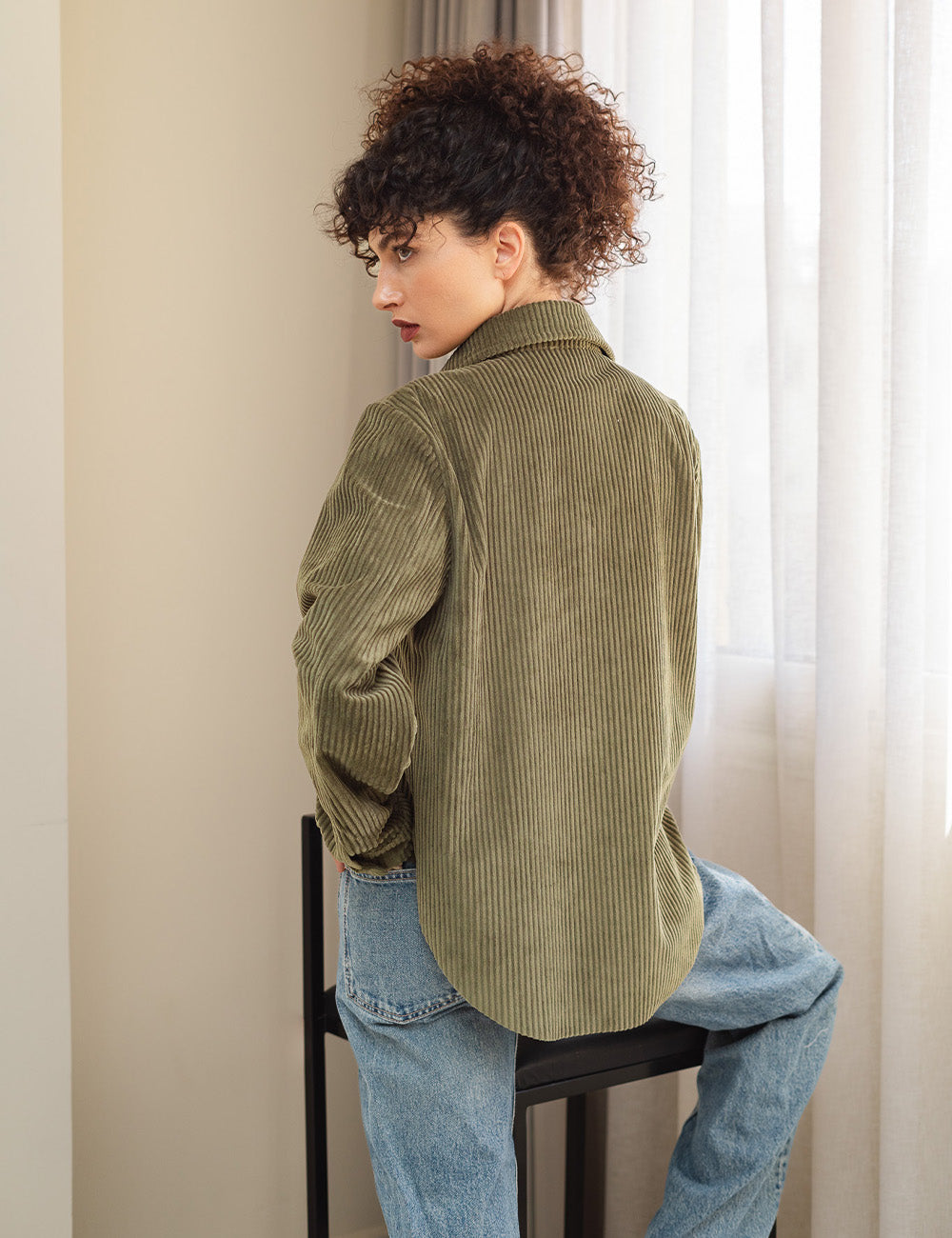 Olive City Girl Corduroy Jacket