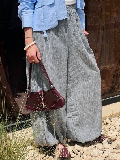 Ballon gray pants