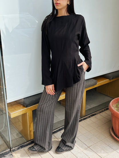 Black Blossom New Edition Blouse