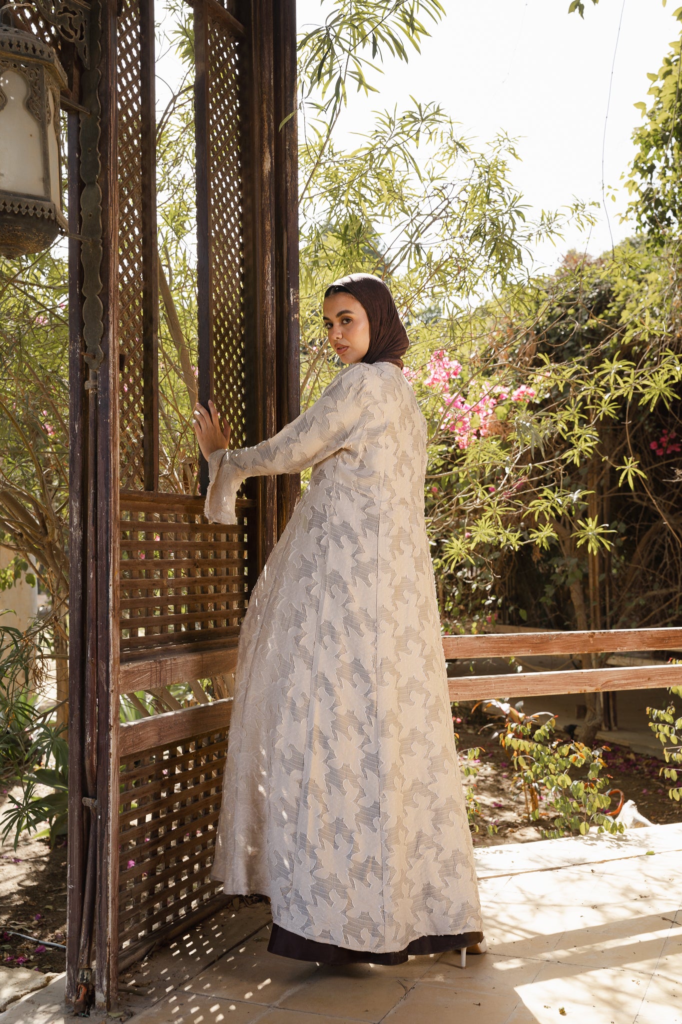 Luma Beige Cardigan-Dress