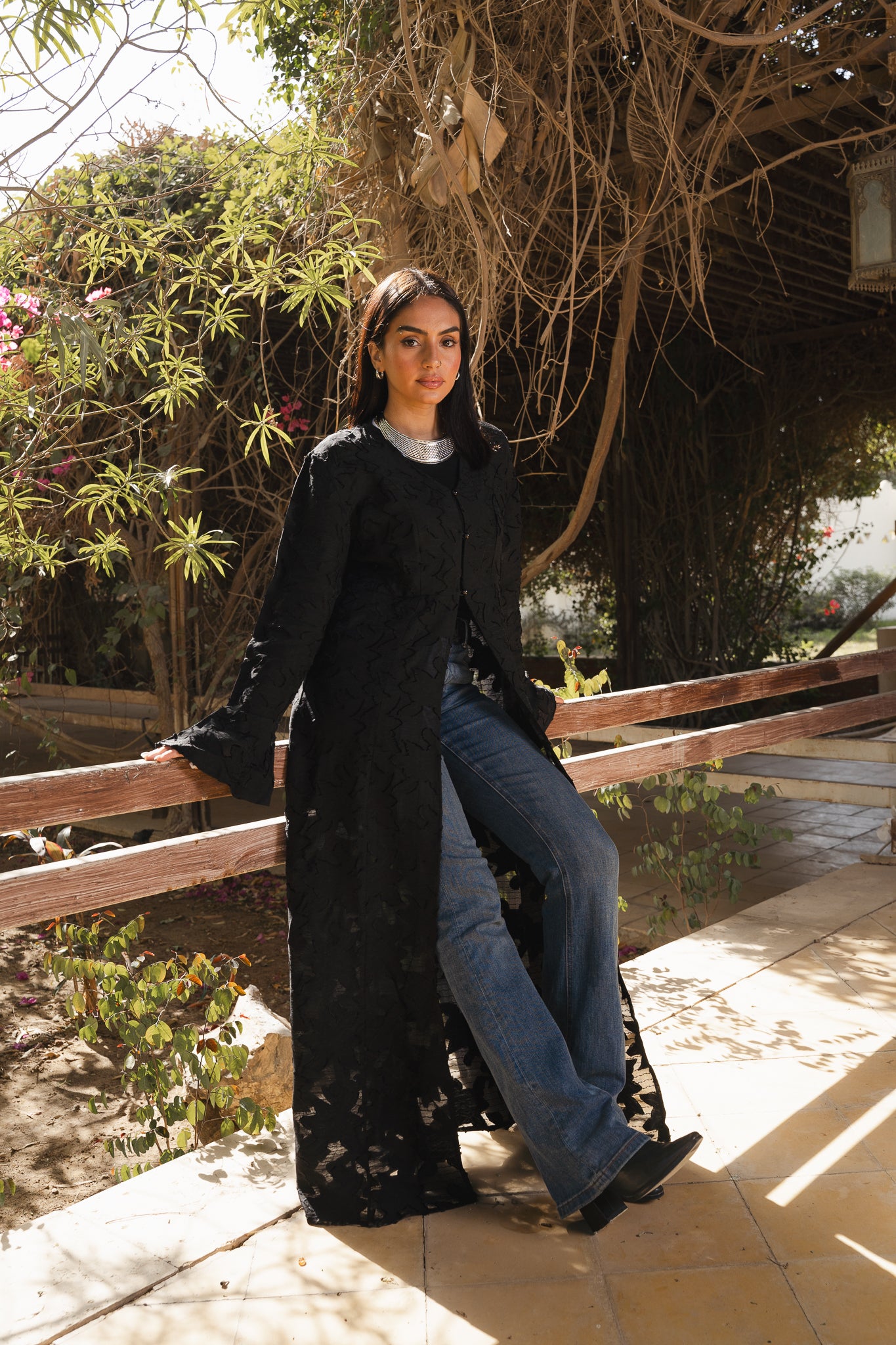 Luma Black Cardigan-Dress