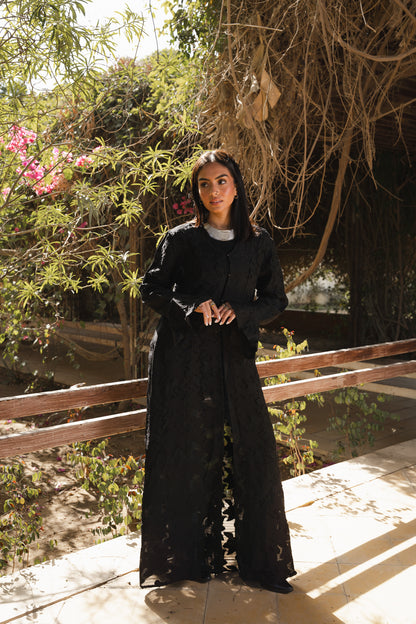 Luma Black Cardigan-Dress