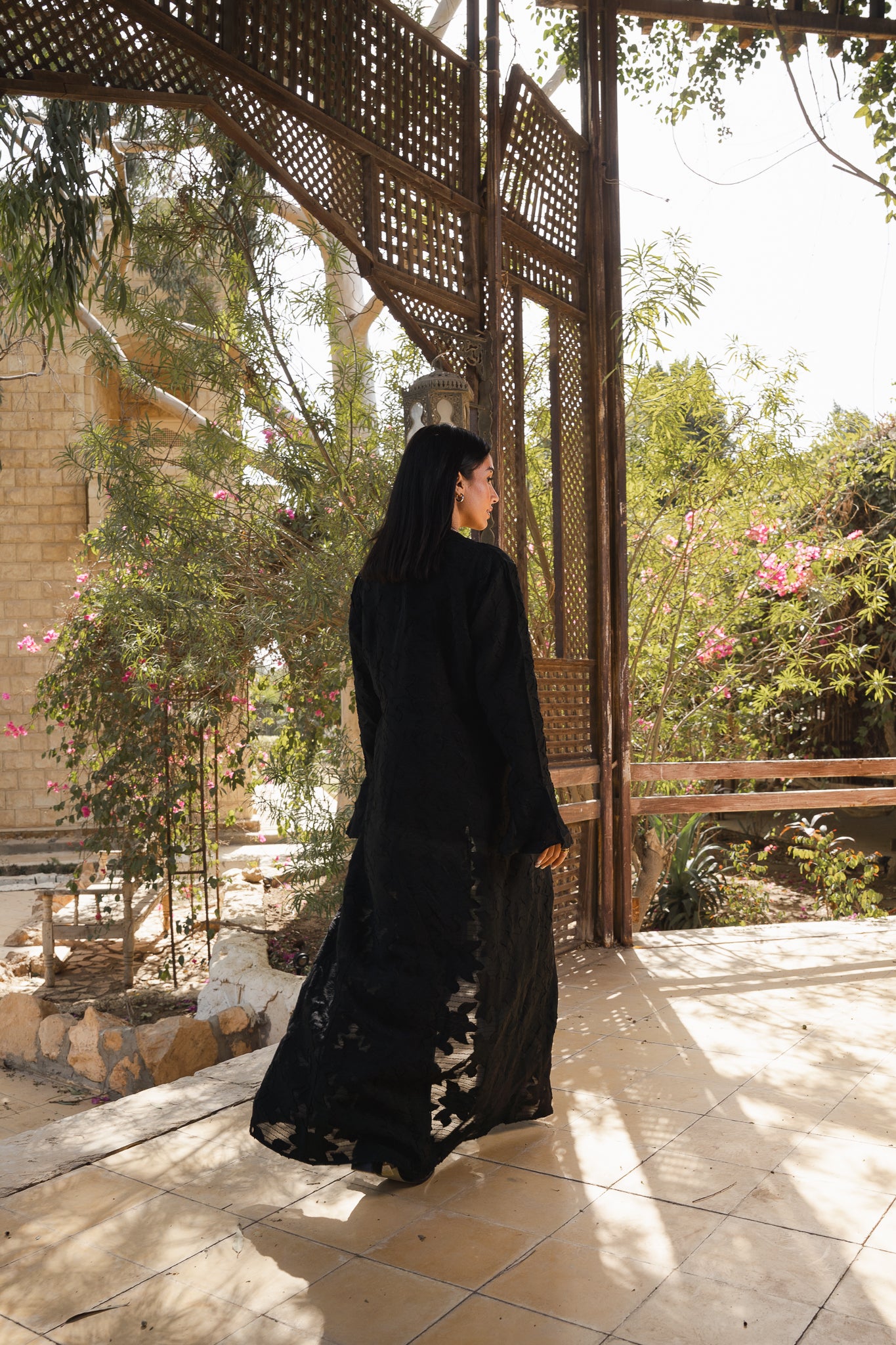 Luma Black Cardigan-Dress