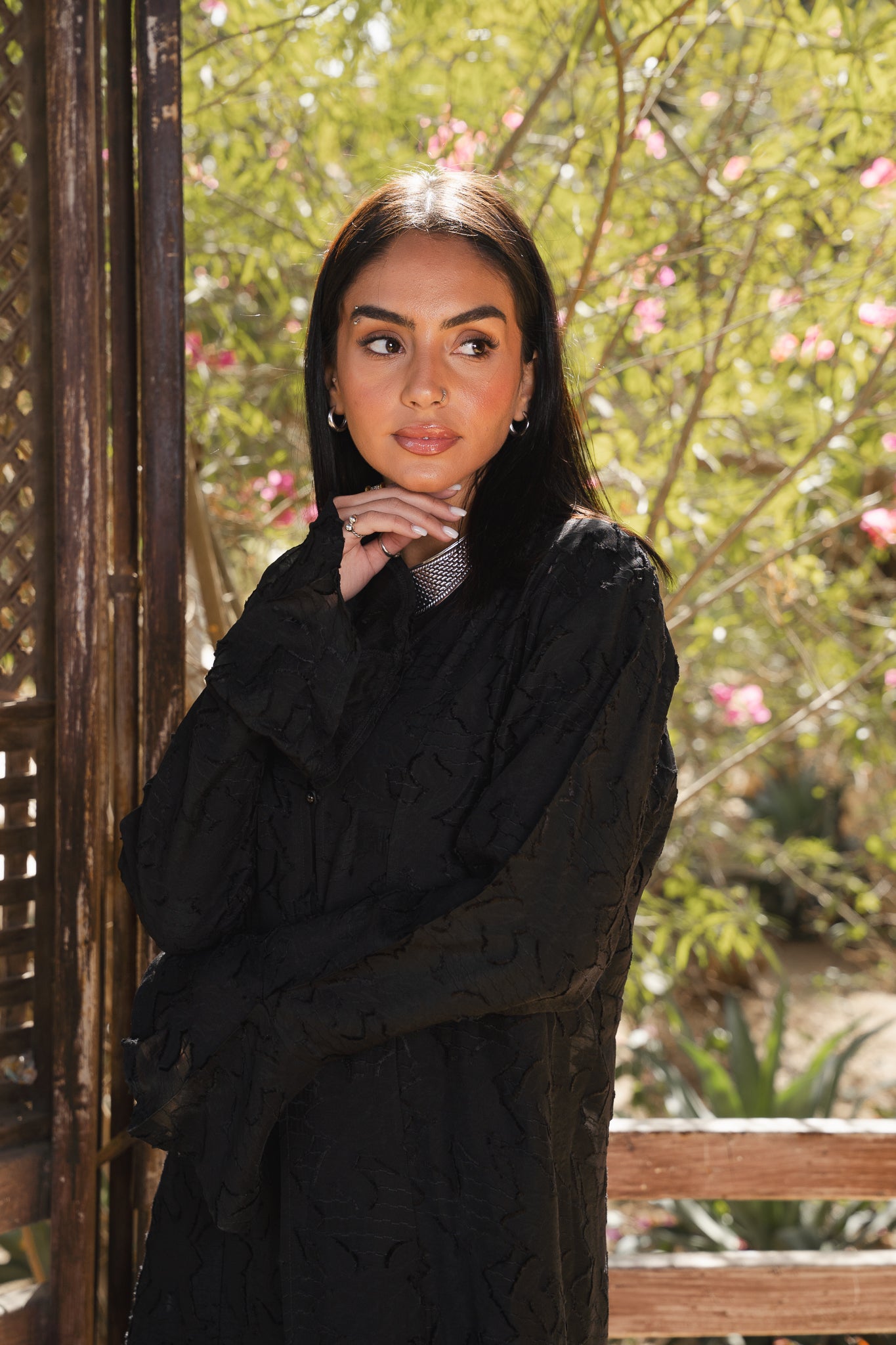 Luma Black Cardigan-Dress